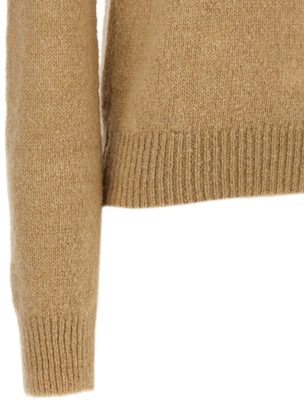 Dries Van Noten Beige Wool Cardigan