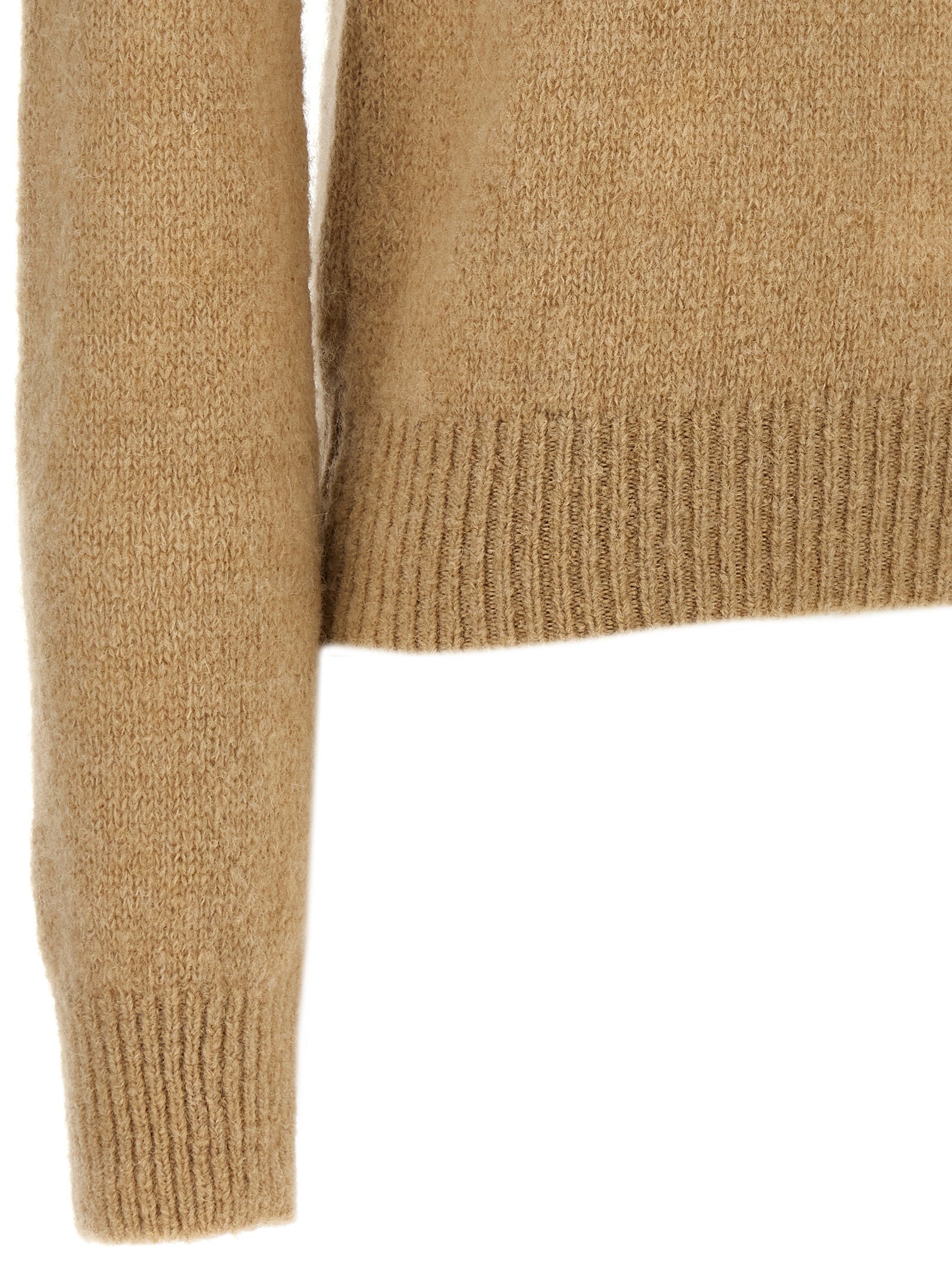 Dries Van Noten Beige Wool Cardigan