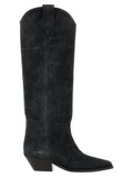 Isabel Marant Black Calfskin Chelsea Boots