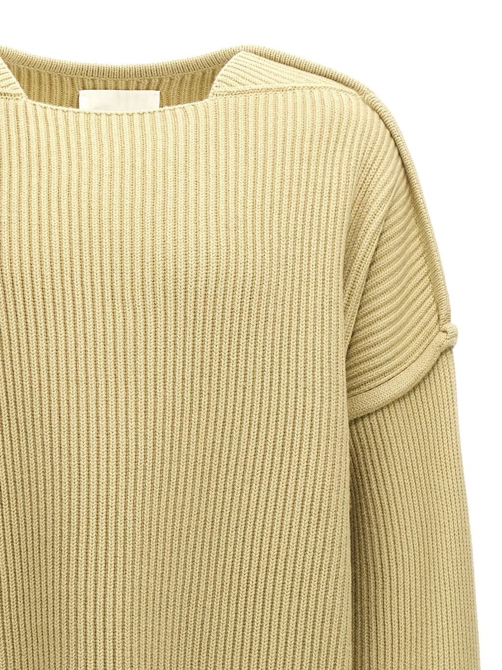 Jil Sander Bicolor Wool Cardigan