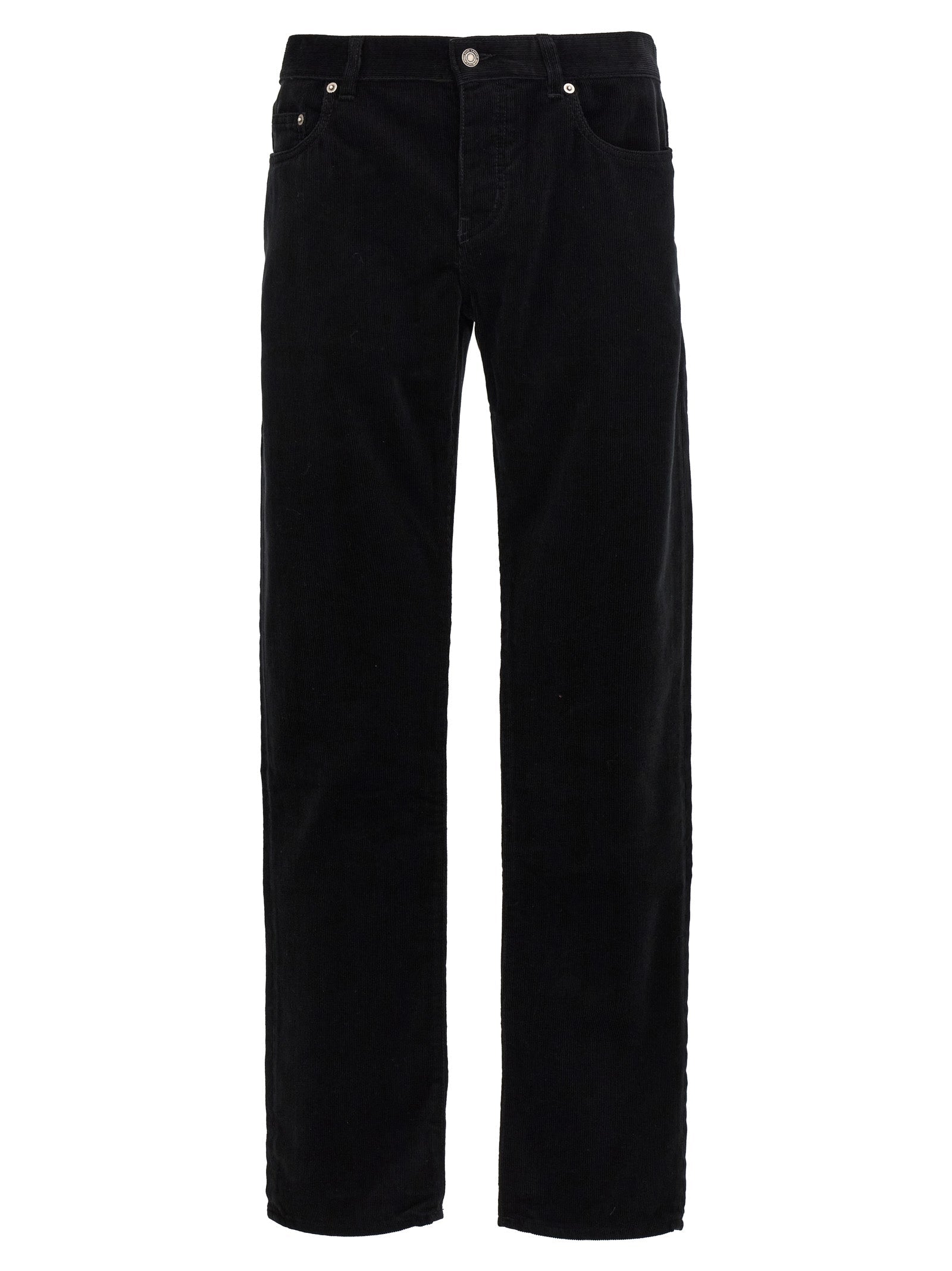 Saint Laurent Black Cotton Casual Pants