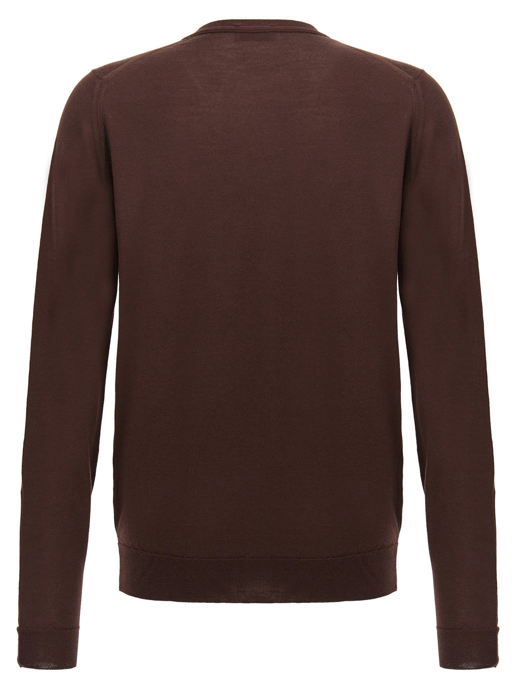 JOHN SMEDLEY Brown Wool Cardigan