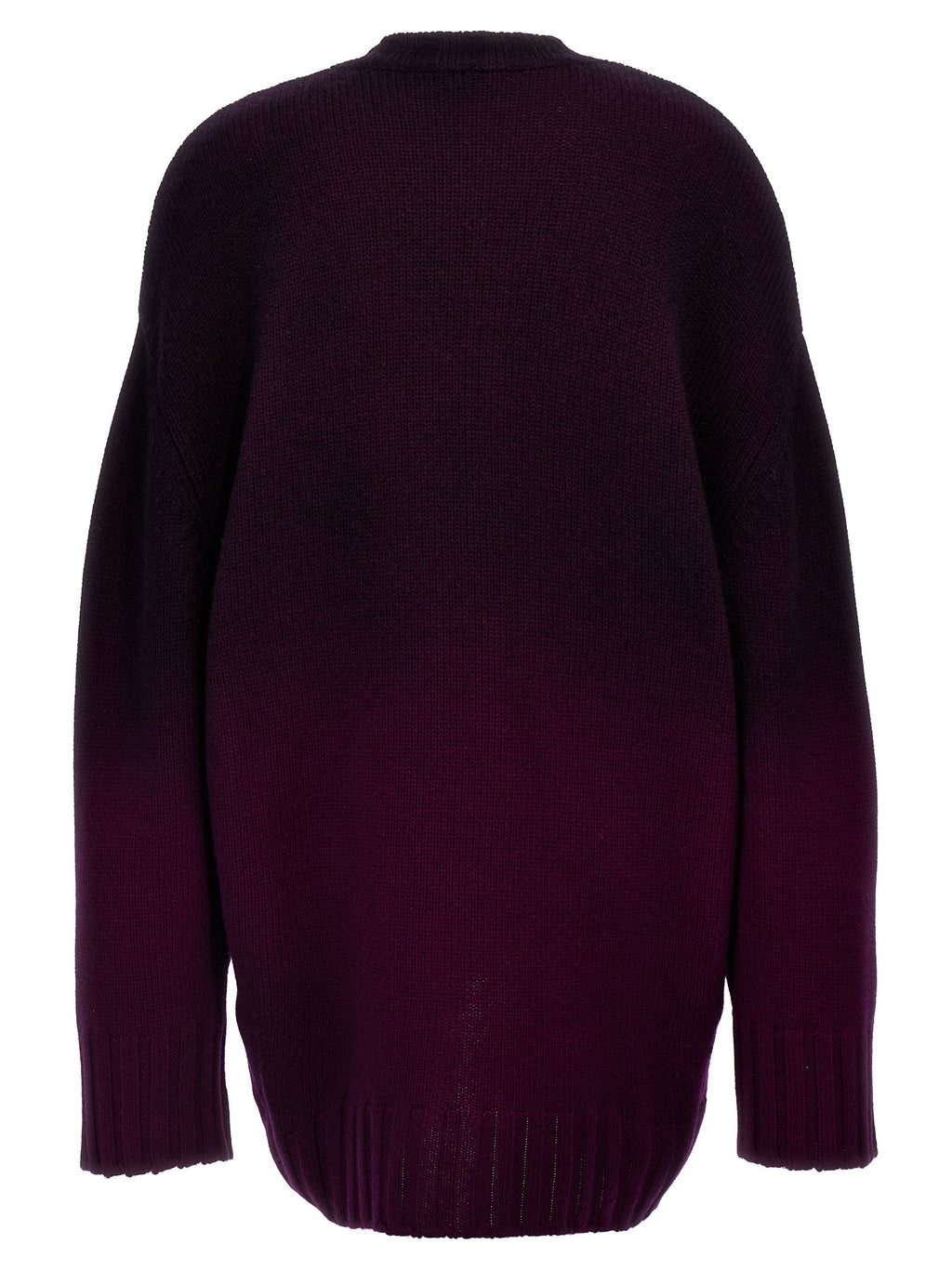The Attico Purple Wool Short Dress