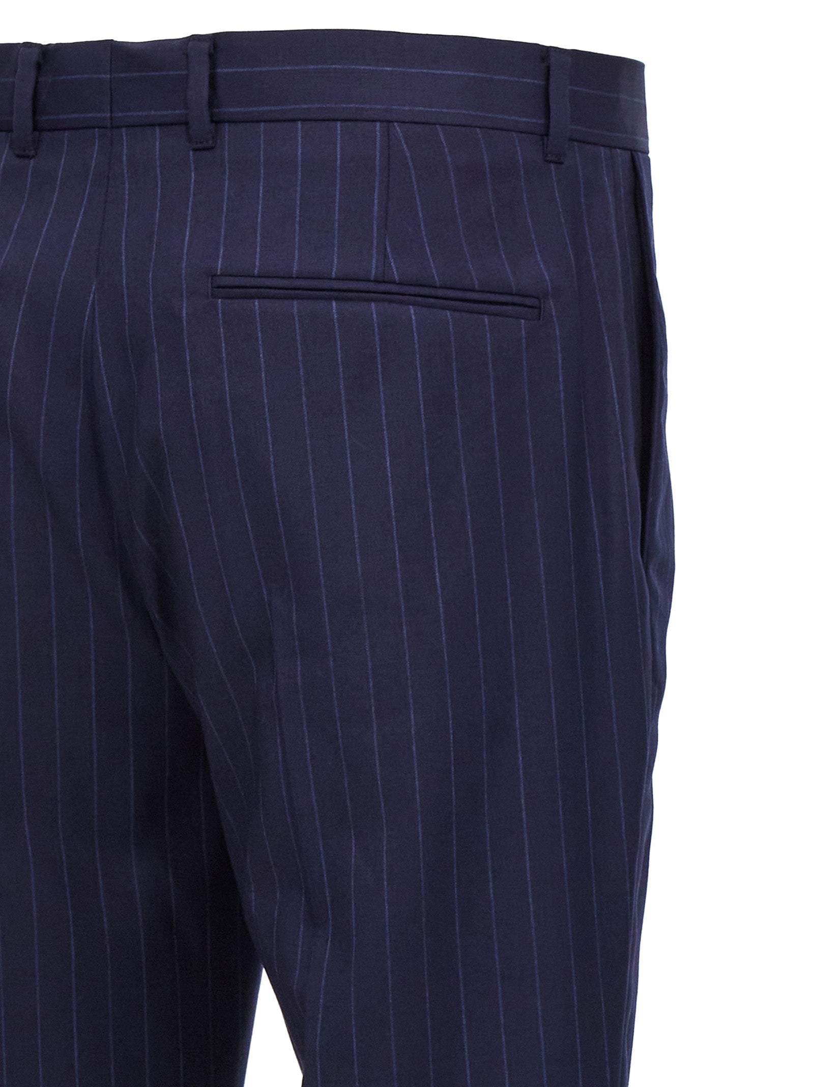 Givenchy Blue Wool Dress Pants