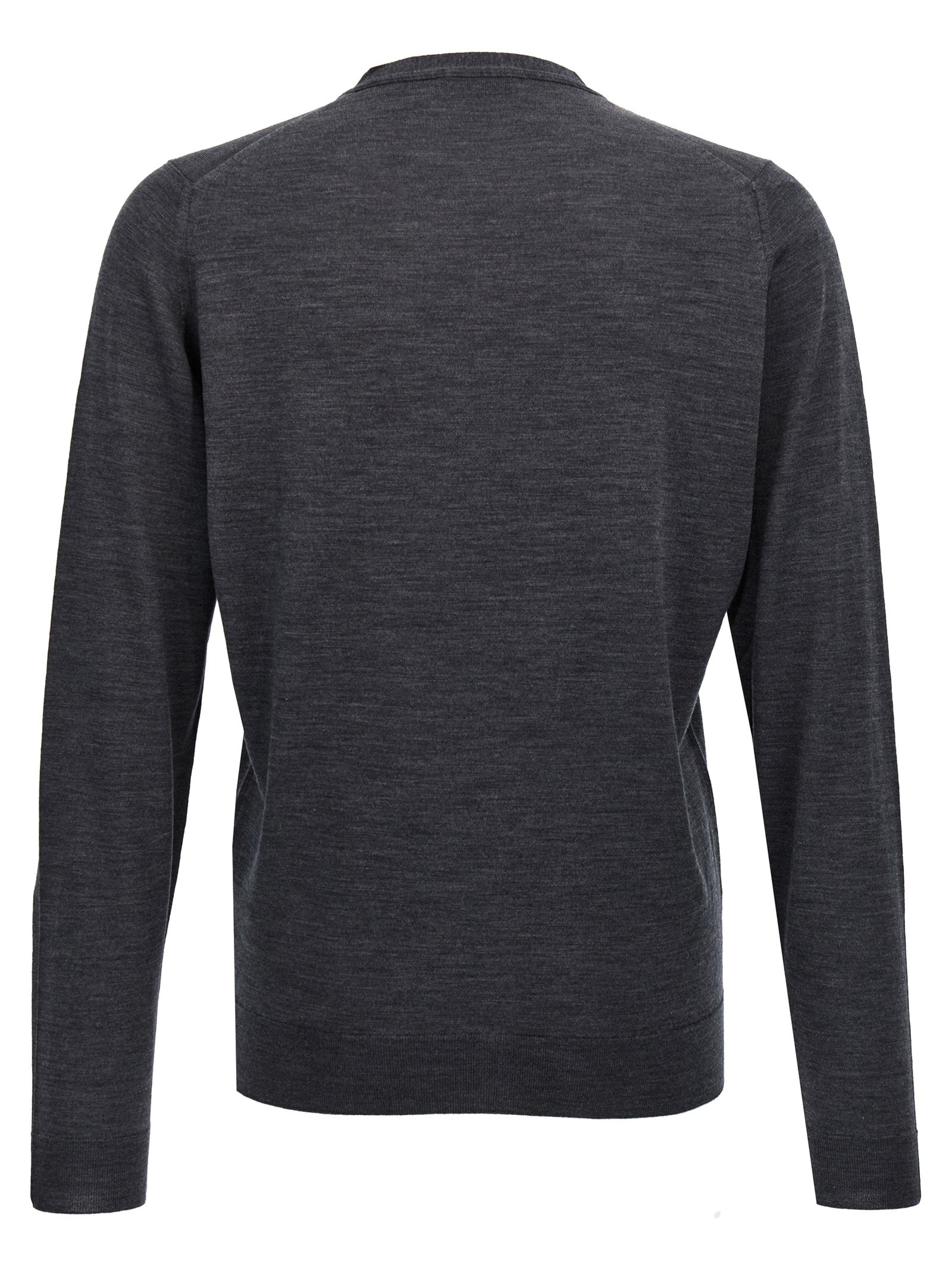 JOHN SMEDLEY Gray Wool Cardigan