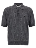 Etro Multicolor Silk Polo Shirt