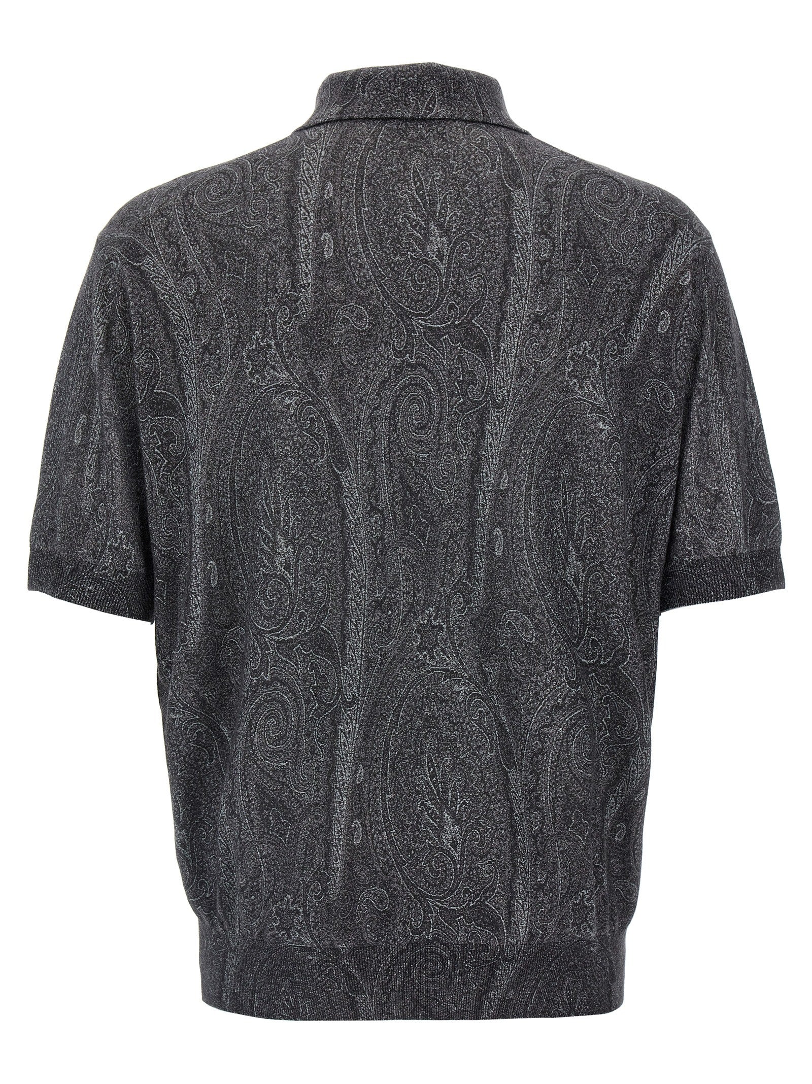 Etro Multicolor Silk Polo Shirt
