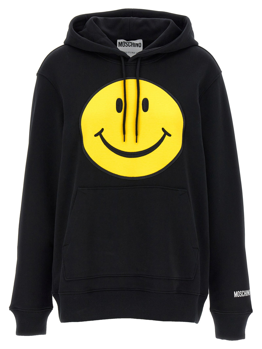 Moschino Black Cotton Hoodie