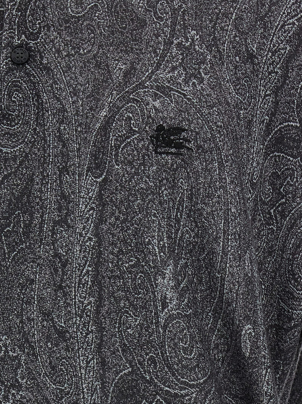 Etro Multicolor Silk Polo Shirt