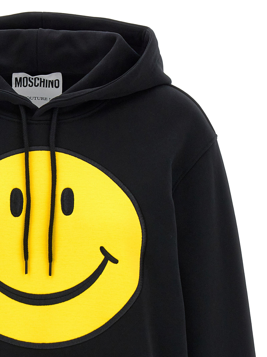 Moschino Black Cotton Hoodie