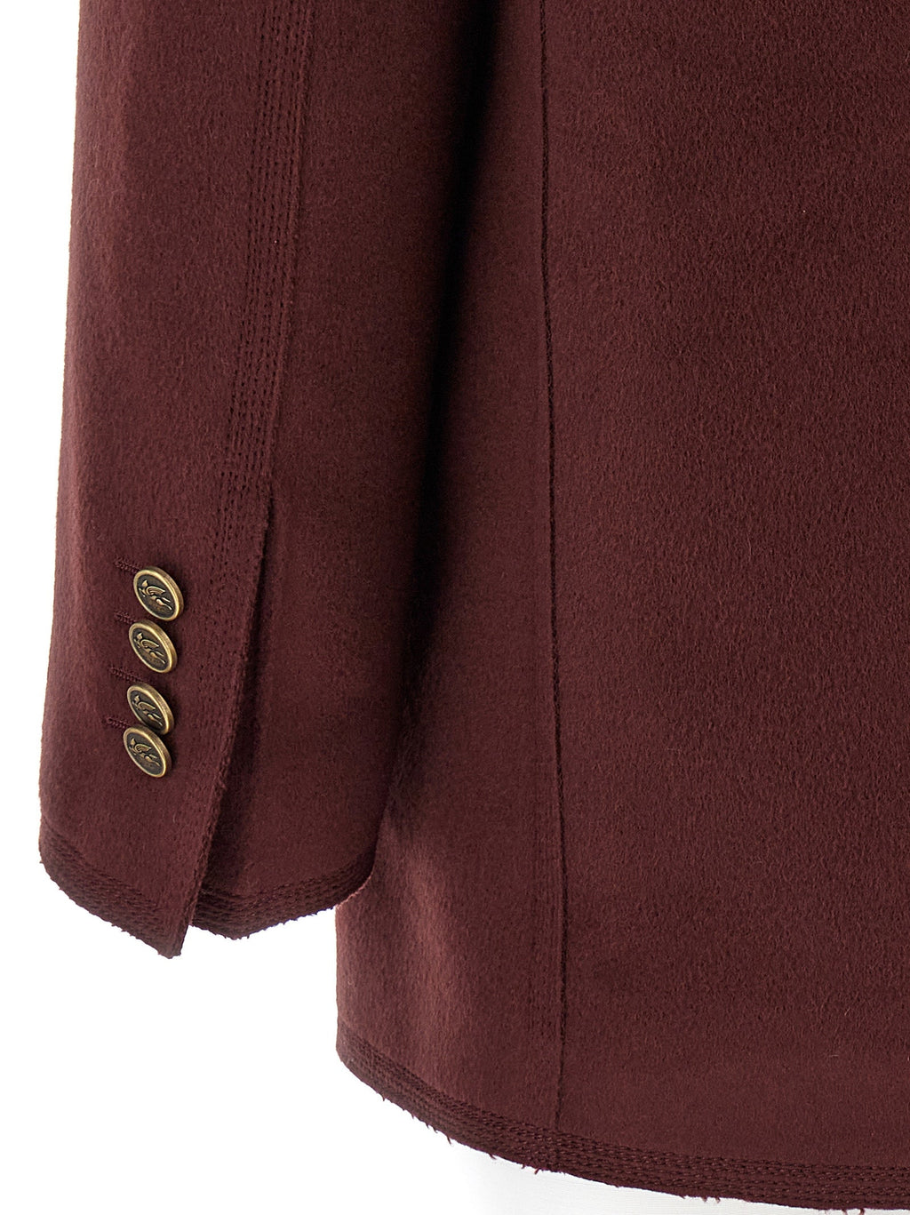 Etro Bordeaux Wool Blazer