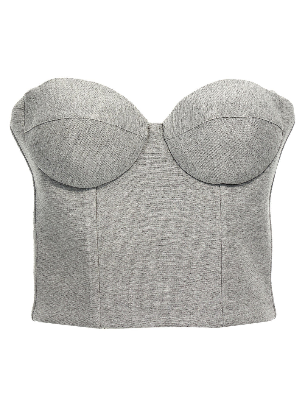 Giuseppe Di Morabito Gray Viscose Sleeveles T-Shirt