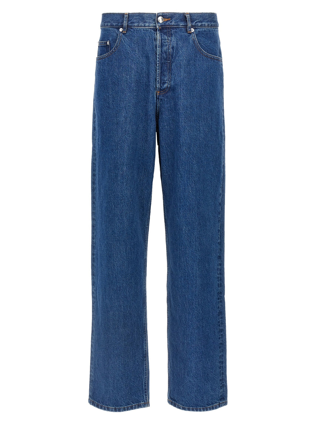 A.P.C. Blue Cotton Straight-Leg Jeans
