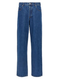 A.P.C. Blue Cotton Straight-Leg Jeans