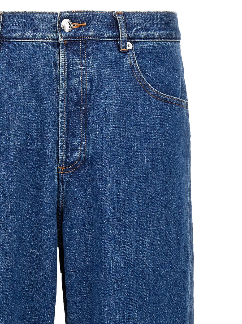 A.P.C. Blue Cotton Straight-Leg Jeans