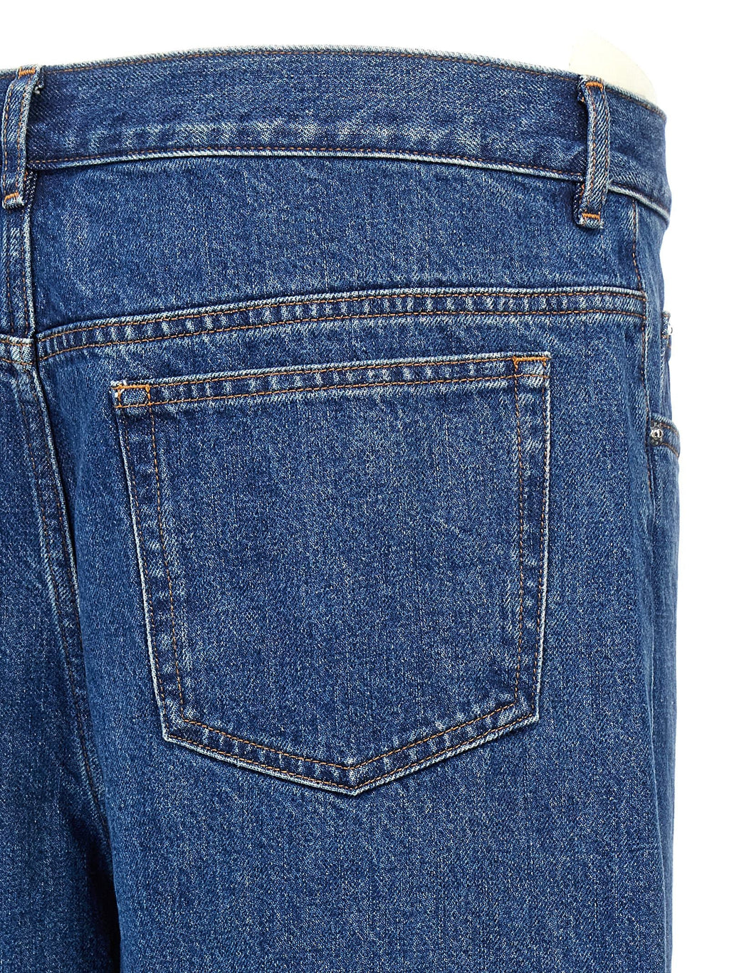 A.P.C. Blue Cotton Straight-Leg Jeans