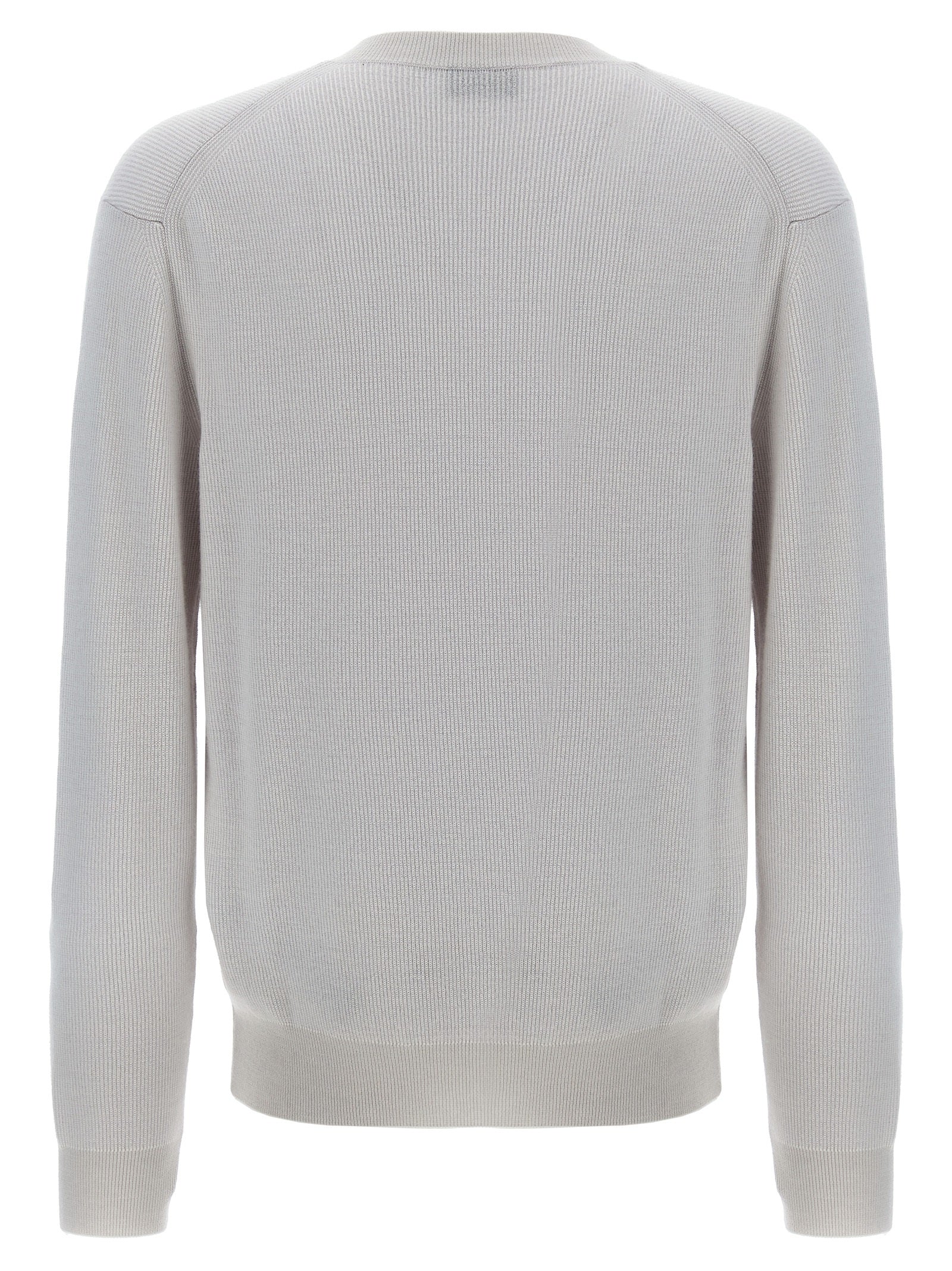 Brioni White Cashmere Cardigan