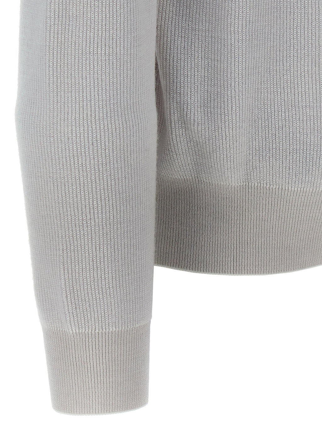 Brioni White Cashmere Cardigan