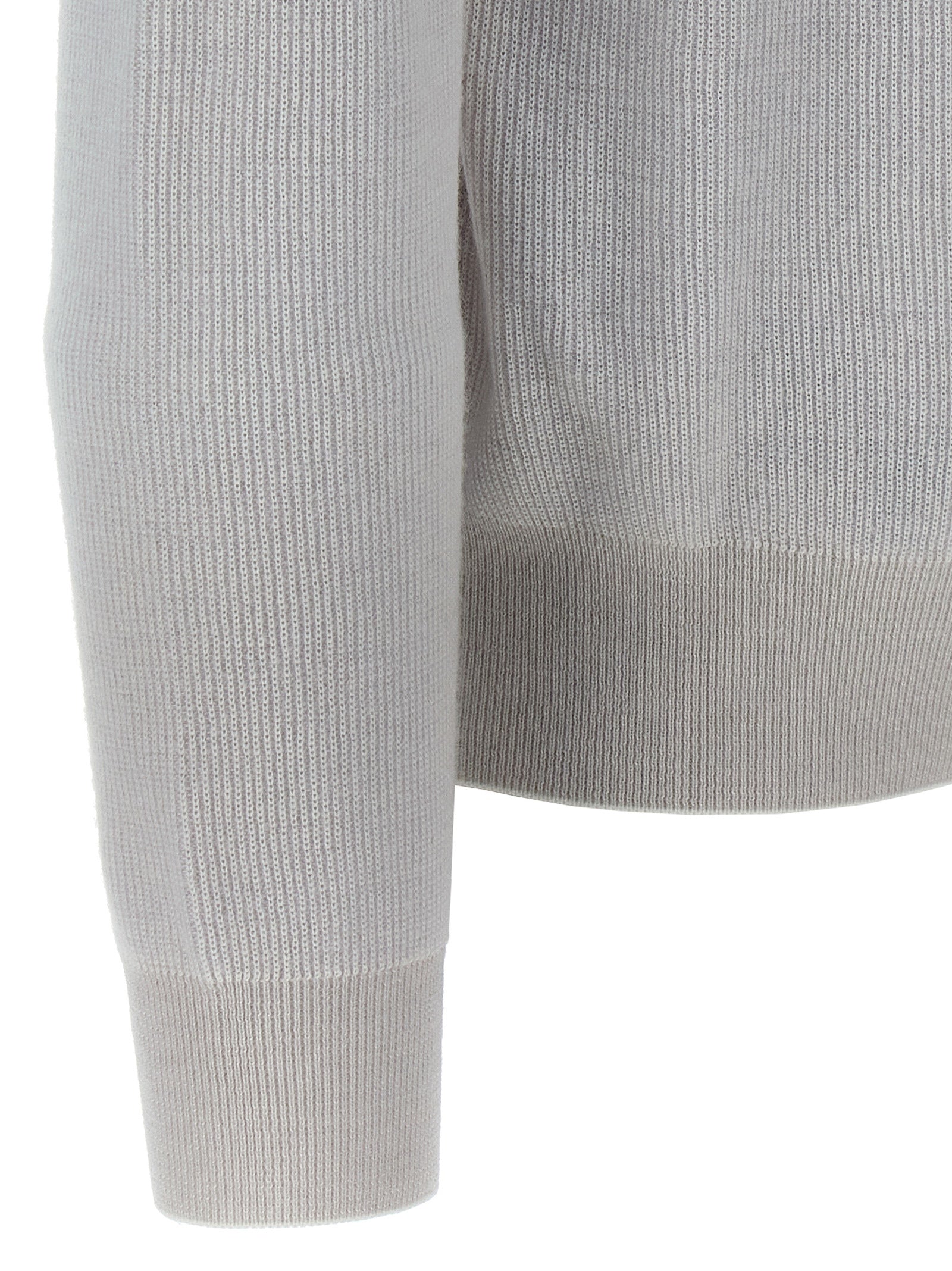 Brioni White Cashmere Cardigan