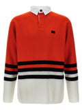 WALES BONNER Multicolor Wool Polo Shirt