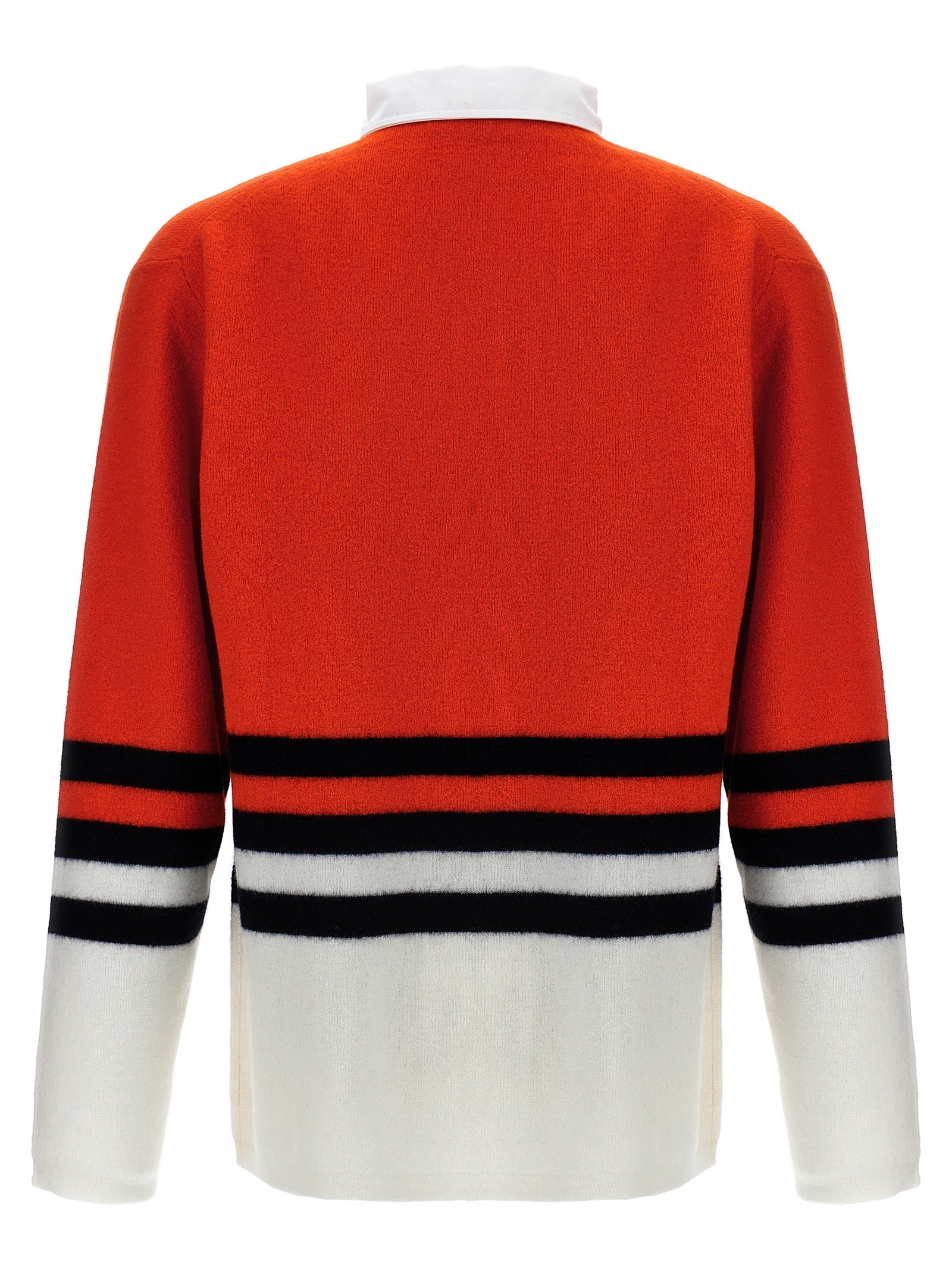 WALES BONNER Multicolor Wool Polo Shirt