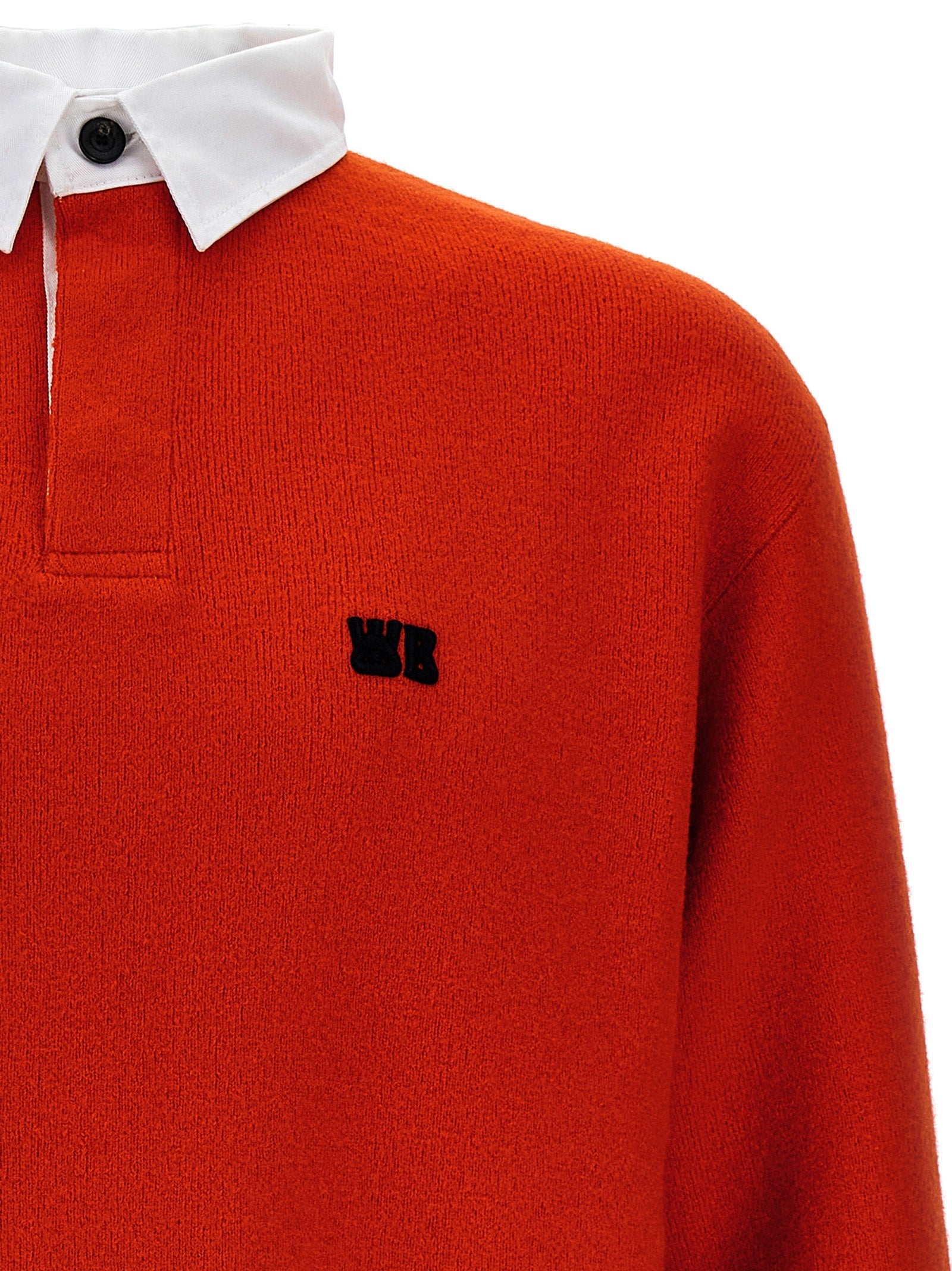 WALES BONNER Multicolor Wool Polo Shirt