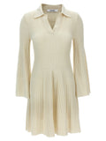 ANTONINO VALENTI White Cashmere Mini Skirt