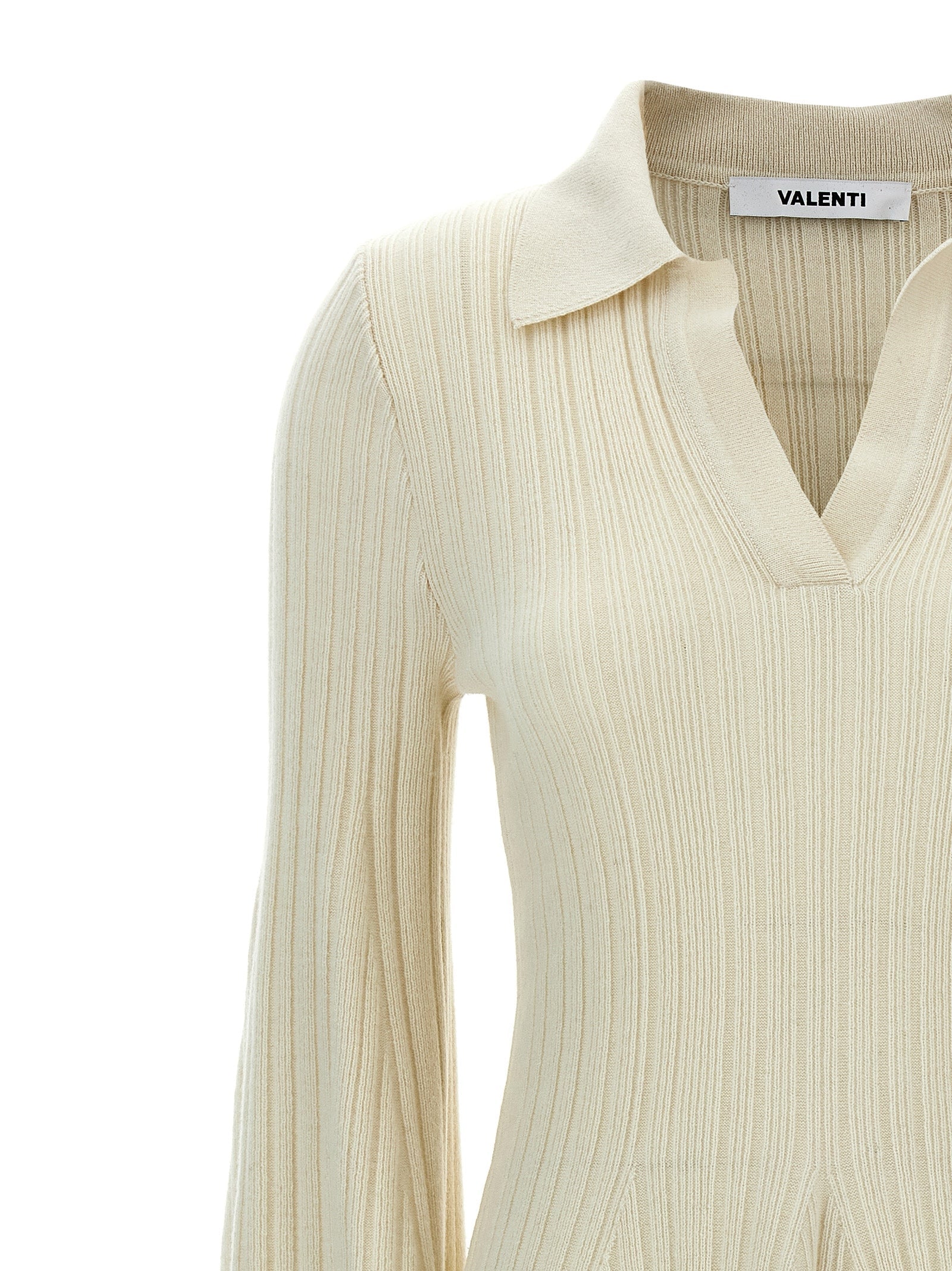 ANTONINO VALENTI White Cashmere Mini Skirt