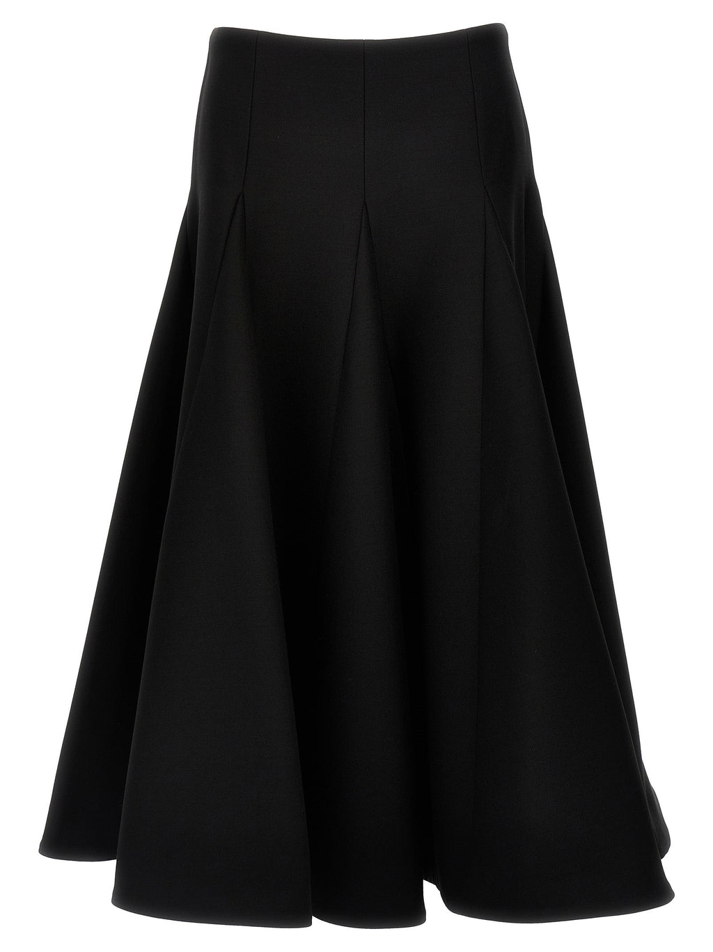 Valentino Garavani Black Virgin Wool Mini Skirt