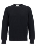 MA'RY'YA Black Wool Cardigan