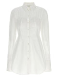Nensi Dojaka White Cotton Blouse