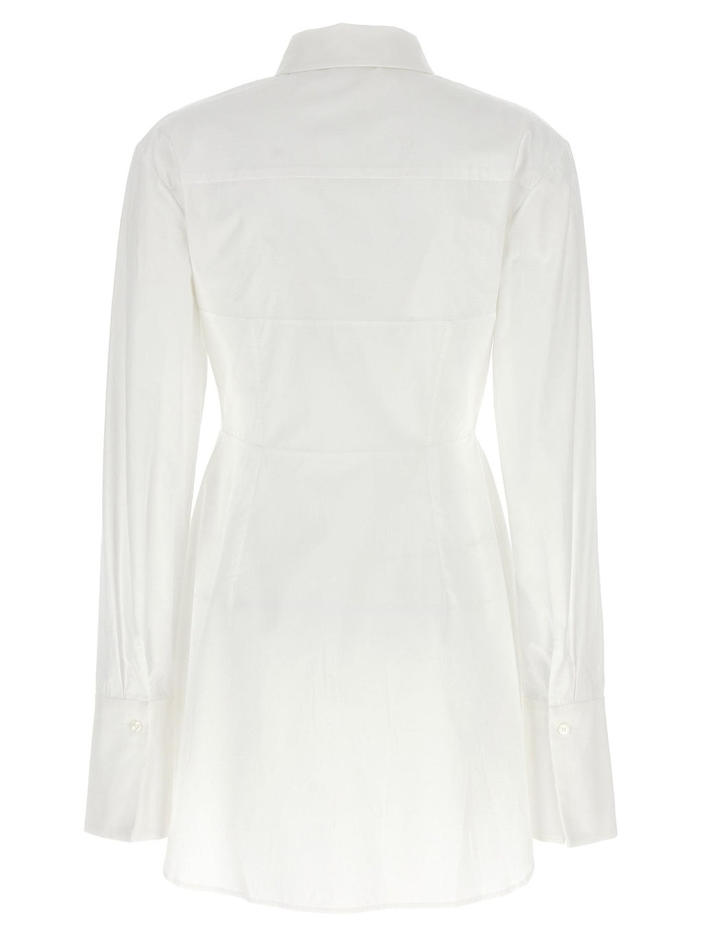 Nensi Dojaka White Cotton Blouse