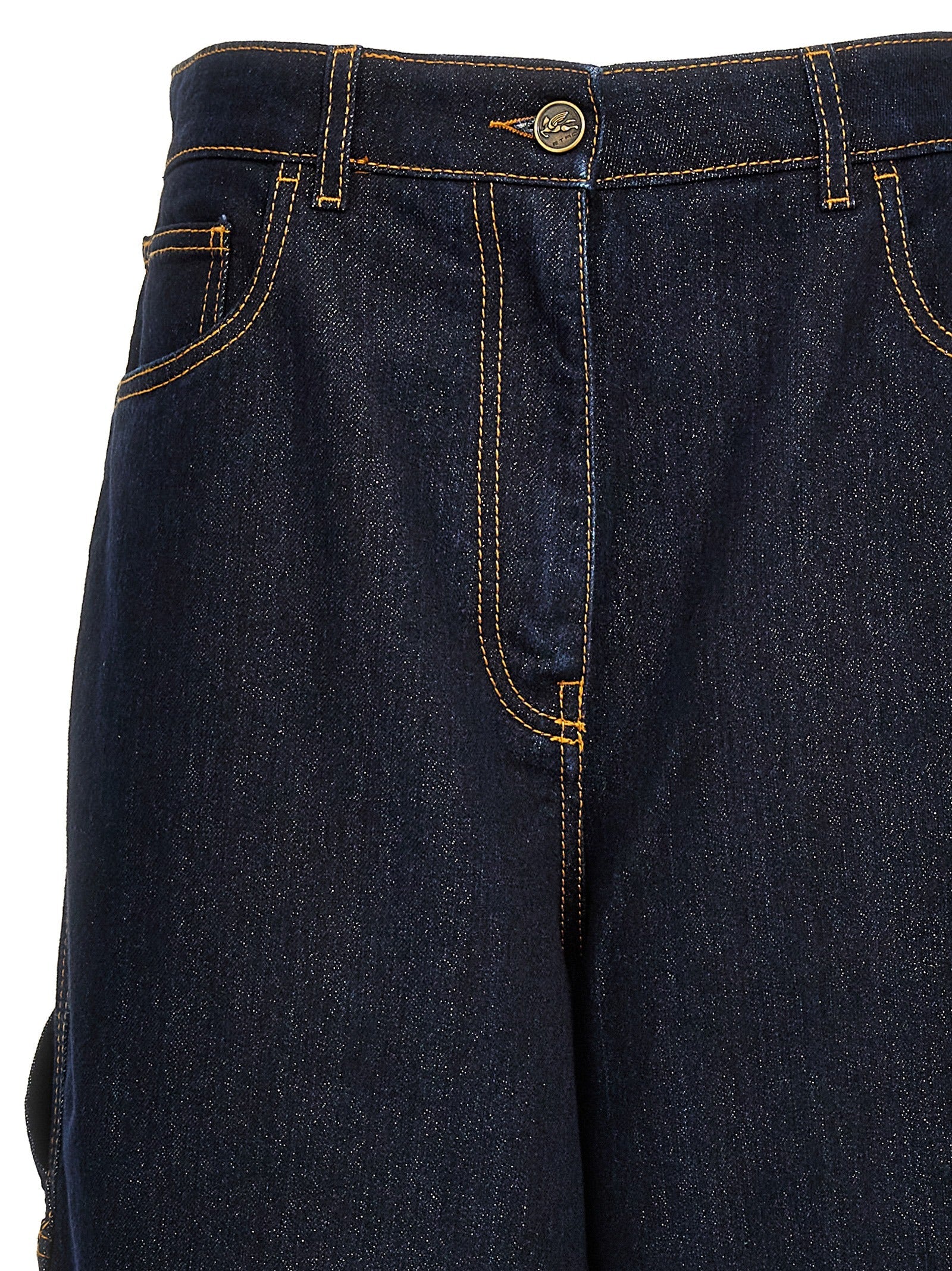 Etro Blue Cotton Jeans Denim