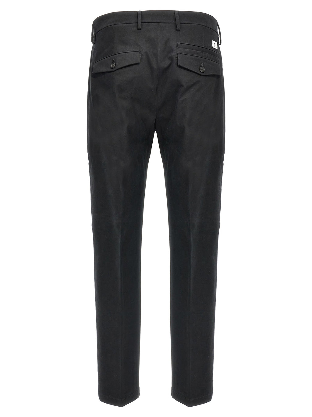 Department 5 Black Cotton Casual Pants