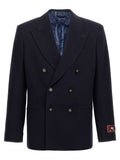 Etro Blue Cashmere Blazer