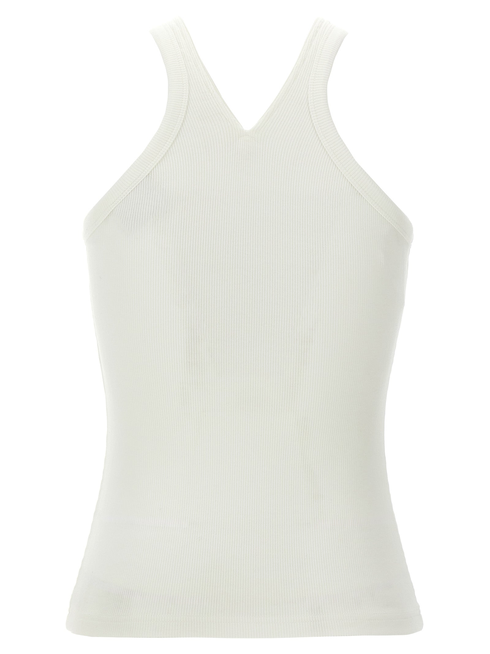 Courrèges White Cotton Tank Tops
