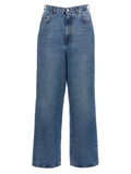 SÉFR Blue Cotton Jeans Denim