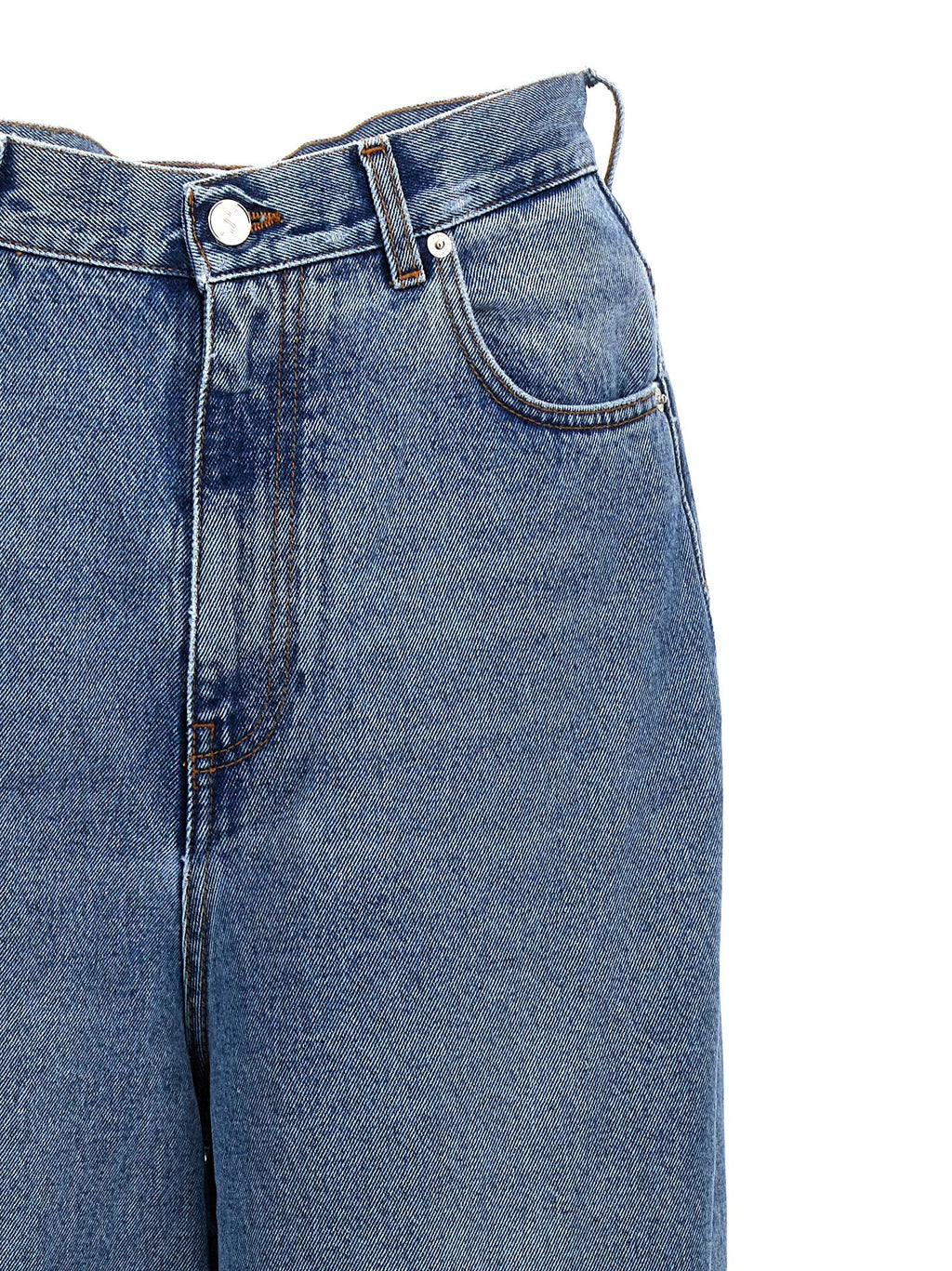 SÉFR Blue Cotton Jeans Denim