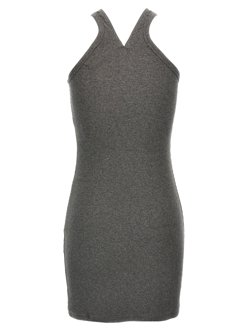 Courrèges Gray Cotton Short Dress