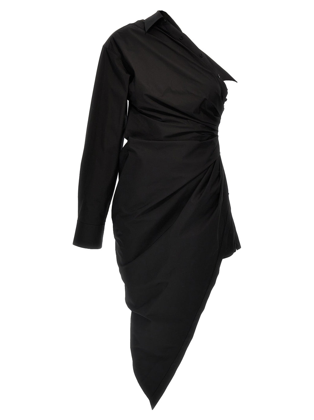 Alexander Wang Black Cotton Short Dress