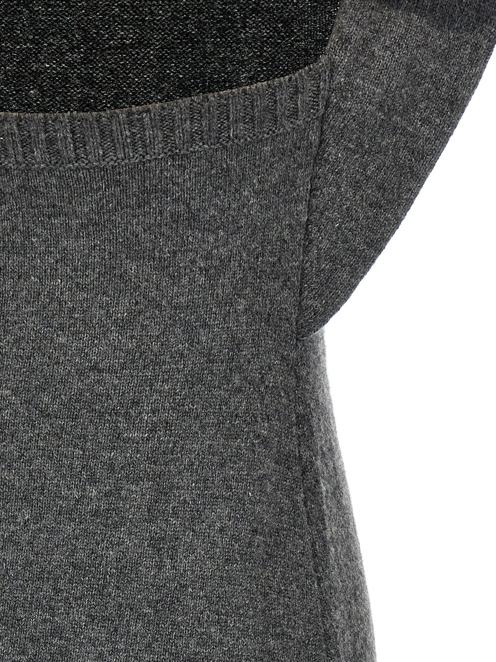 Courrèges Gray Wool Midi Dress