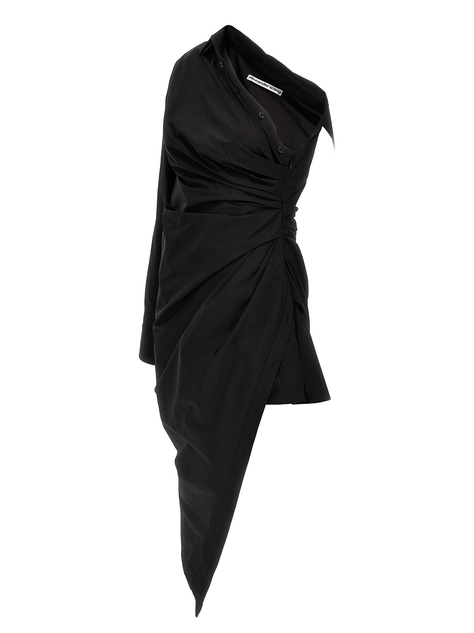 Alexander Wang Black Cotton Short Dress