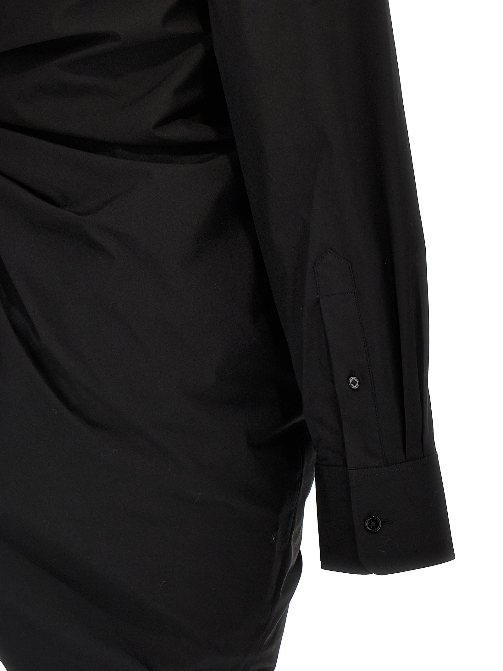 Alexander Wang Black Cotton Short Dress