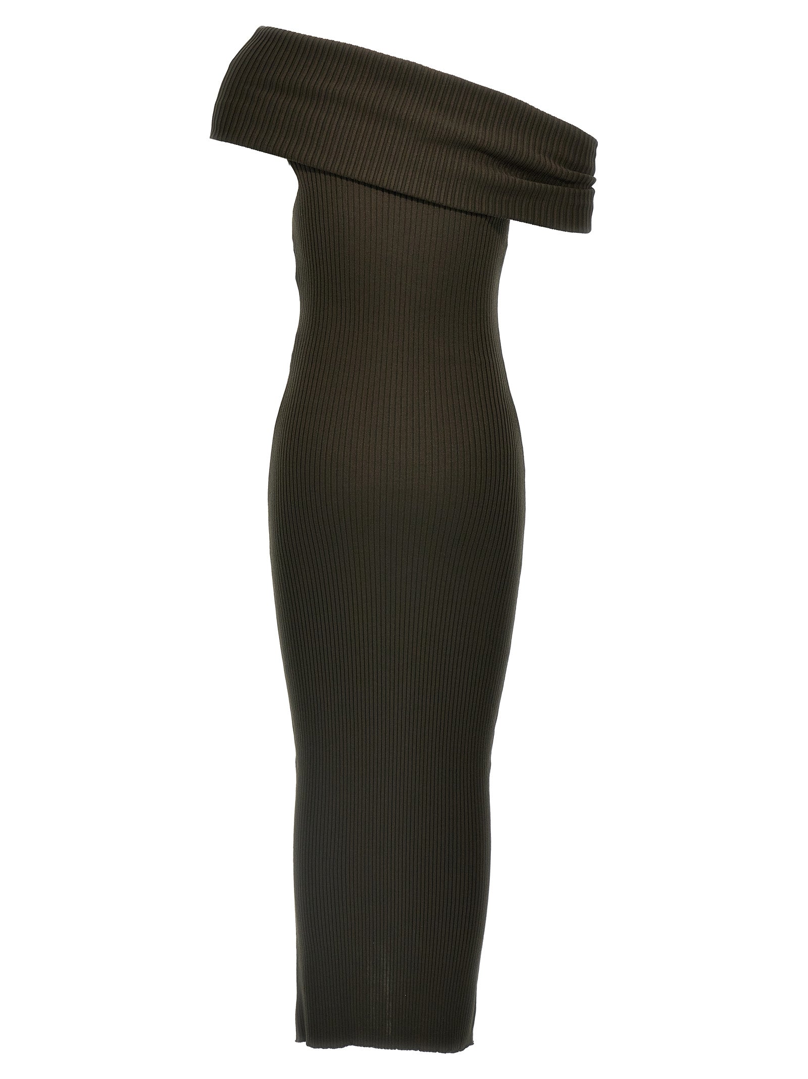Courrèges Brown Viscose Long Dress