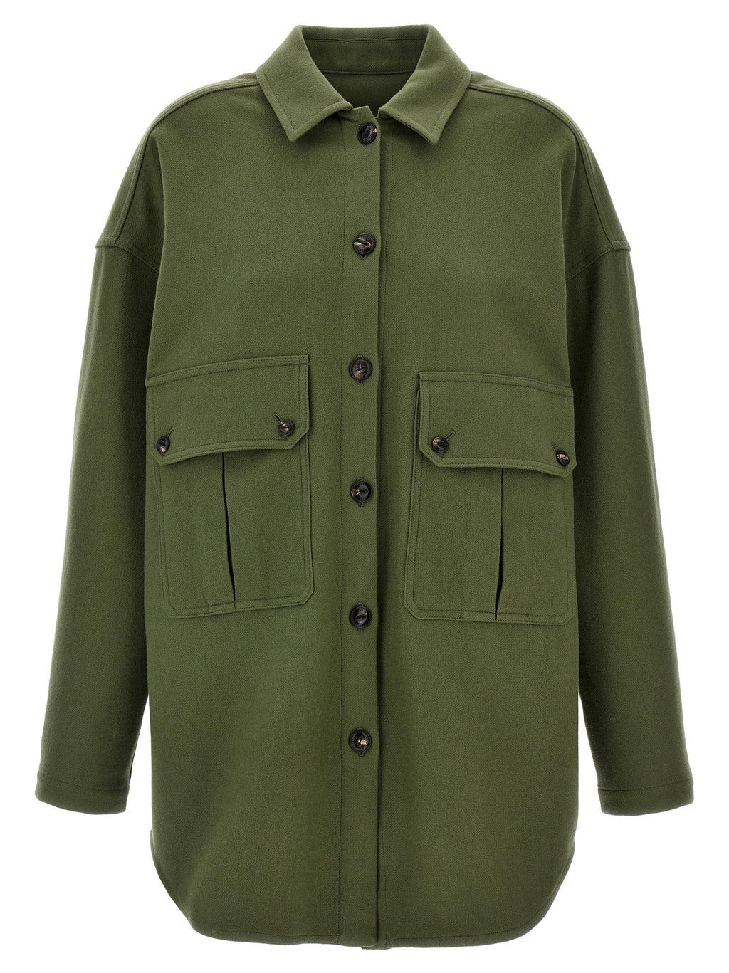 Fortela Bicolor Virgin Wool Blouse