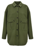 Fortela Bicolor Virgin Wool Blouse