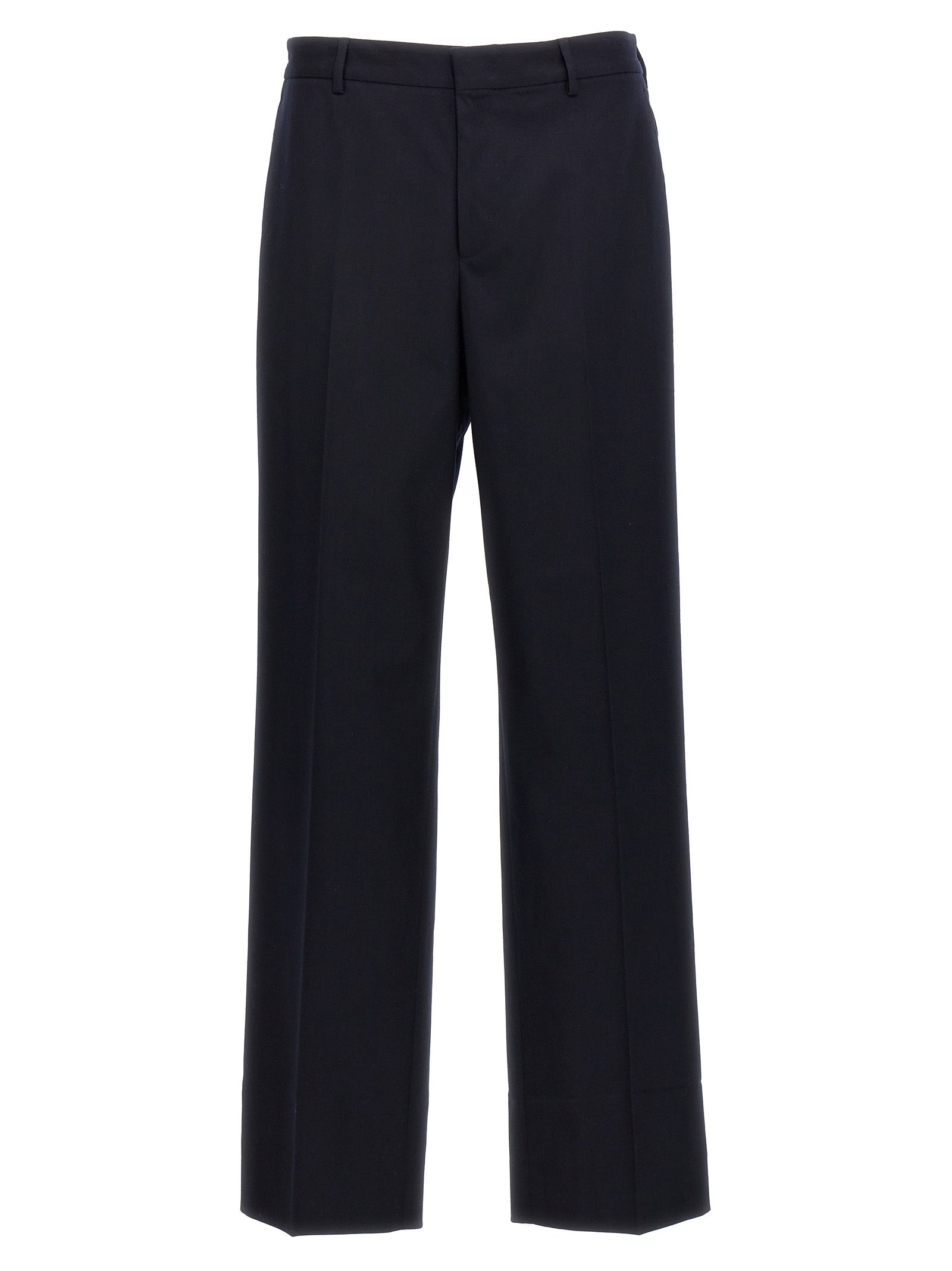 CELLAR DOOR Blue Polyethylene Casual Pants