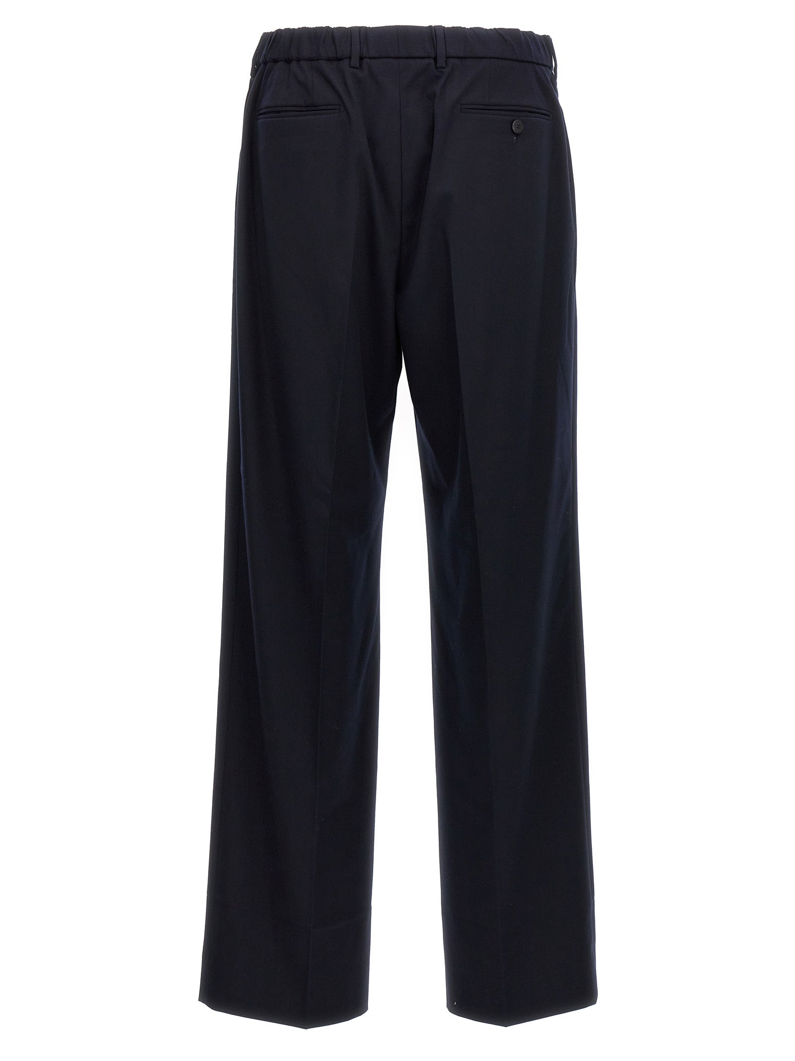 CELLAR DOOR Blue Polyethylene Casual Pants