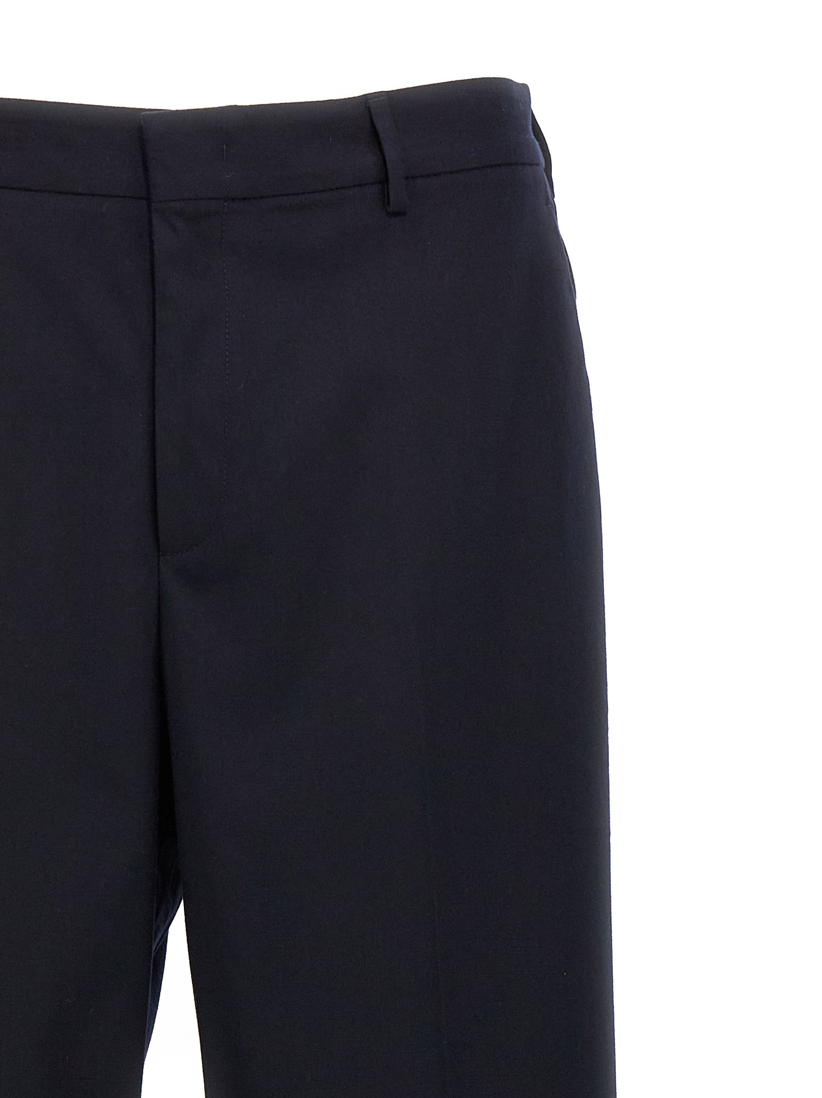 CELLAR DOOR Blue Polyethylene Casual Pants