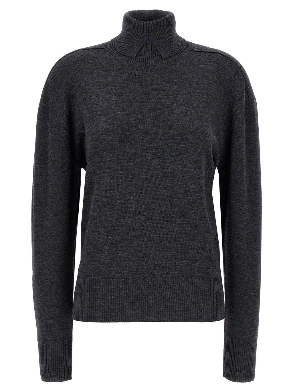Burberry Gray Wool Cardigan